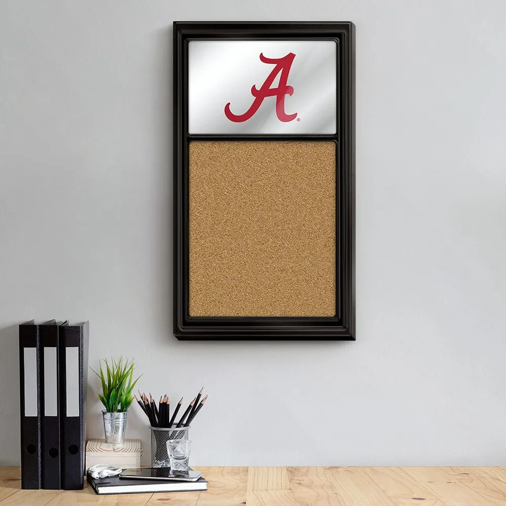 Alabama Crimson Tide: Mirrored Cork Note Board