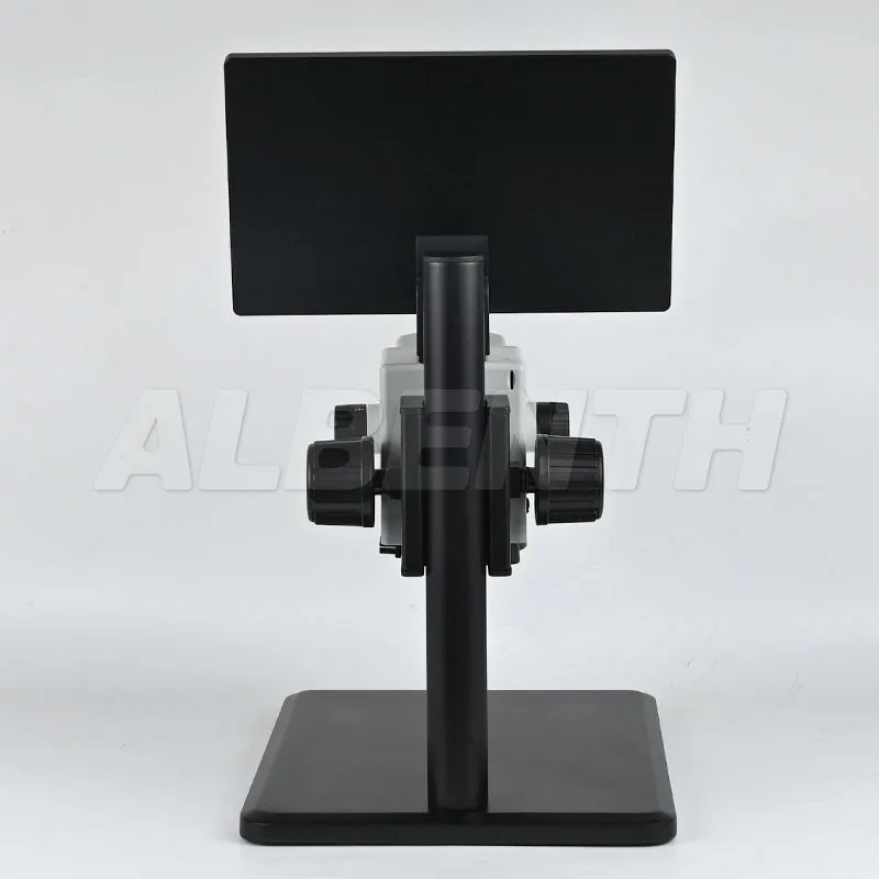 Albenth 1080P 11.6" LCD Zoom Stereo Digital Video Microscope Camera Measurement Storage With 3W LED Ring Light
