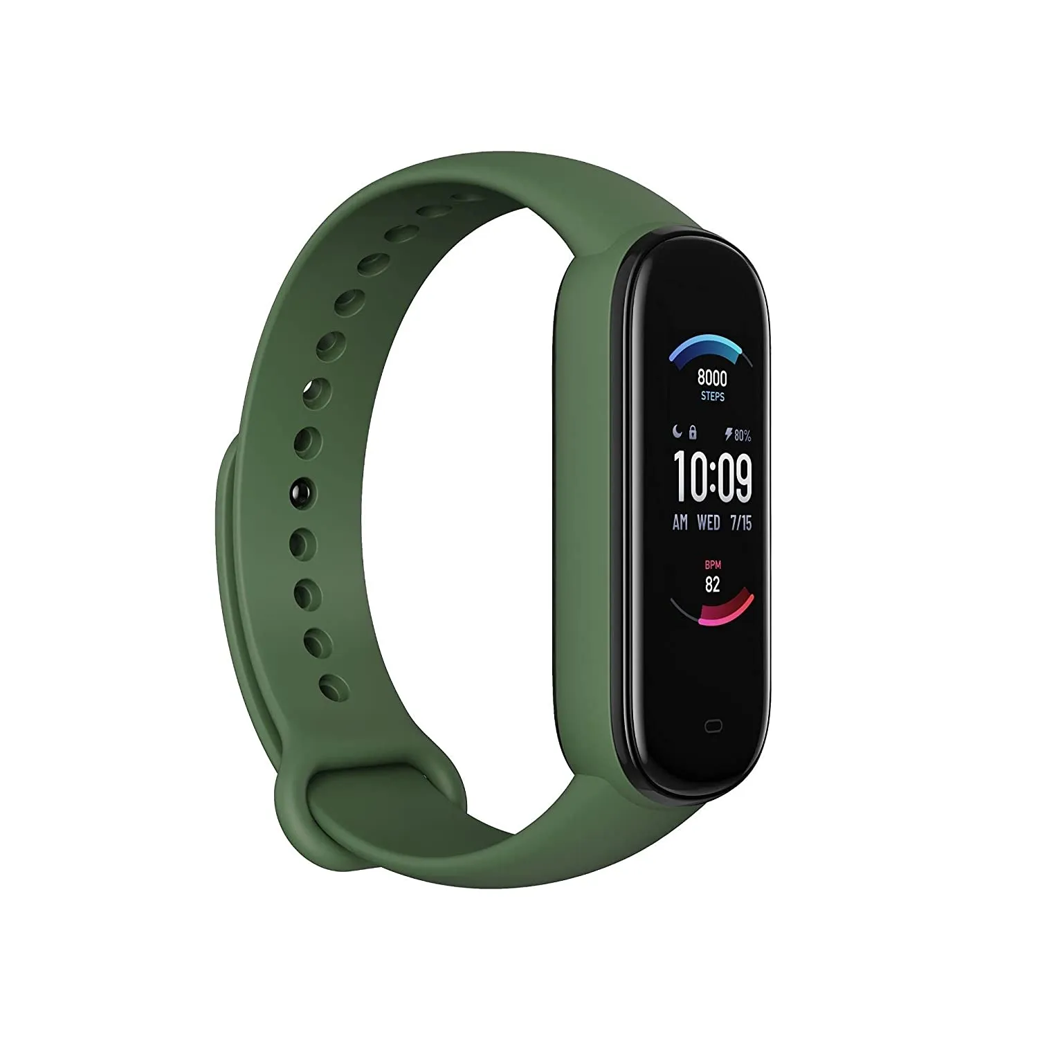 Amazfit Band 5 Activity Fitness Tracker with Alexa Built-in, 15-Day Battery Life, Blood Oxygen, Heart Rate, Sleep & Stress Monitoring, 5 ATM Water Resistant, Fitness Watch for Men Women Kids, Black
