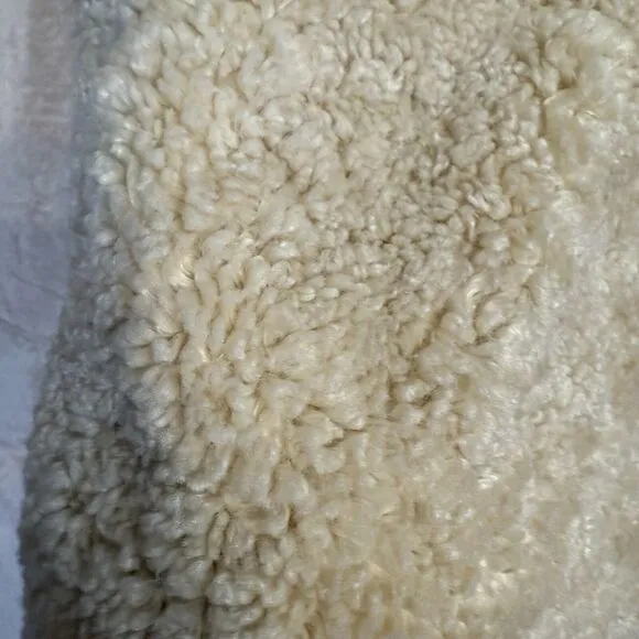 Anthropology‎ Akemi   Kin Sherpa Vest One Size Cream Faux Fur