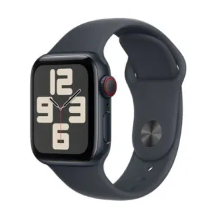 Apple Watch SE GPS 40mm Midnight Aluminium Case with Midnight Sport Band - S/M
