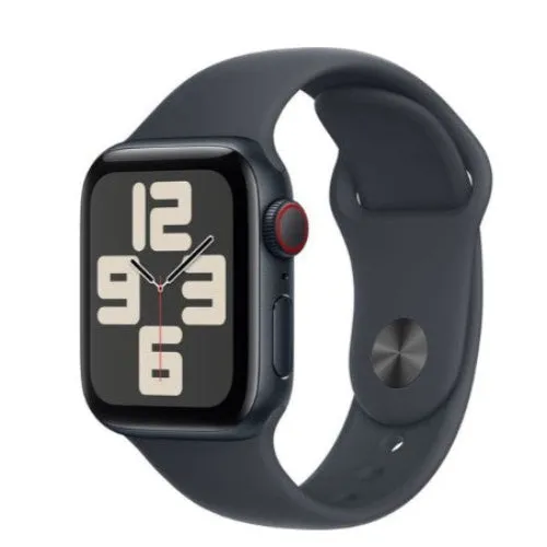 Apple Watch SE GPS 40mm Midnight Aluminium Case with Midnight Sport Band - S/M
