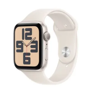 Apple Watch SE GPS 44mm Starlight Aluminium Case with Starlight Sport Band - S/M