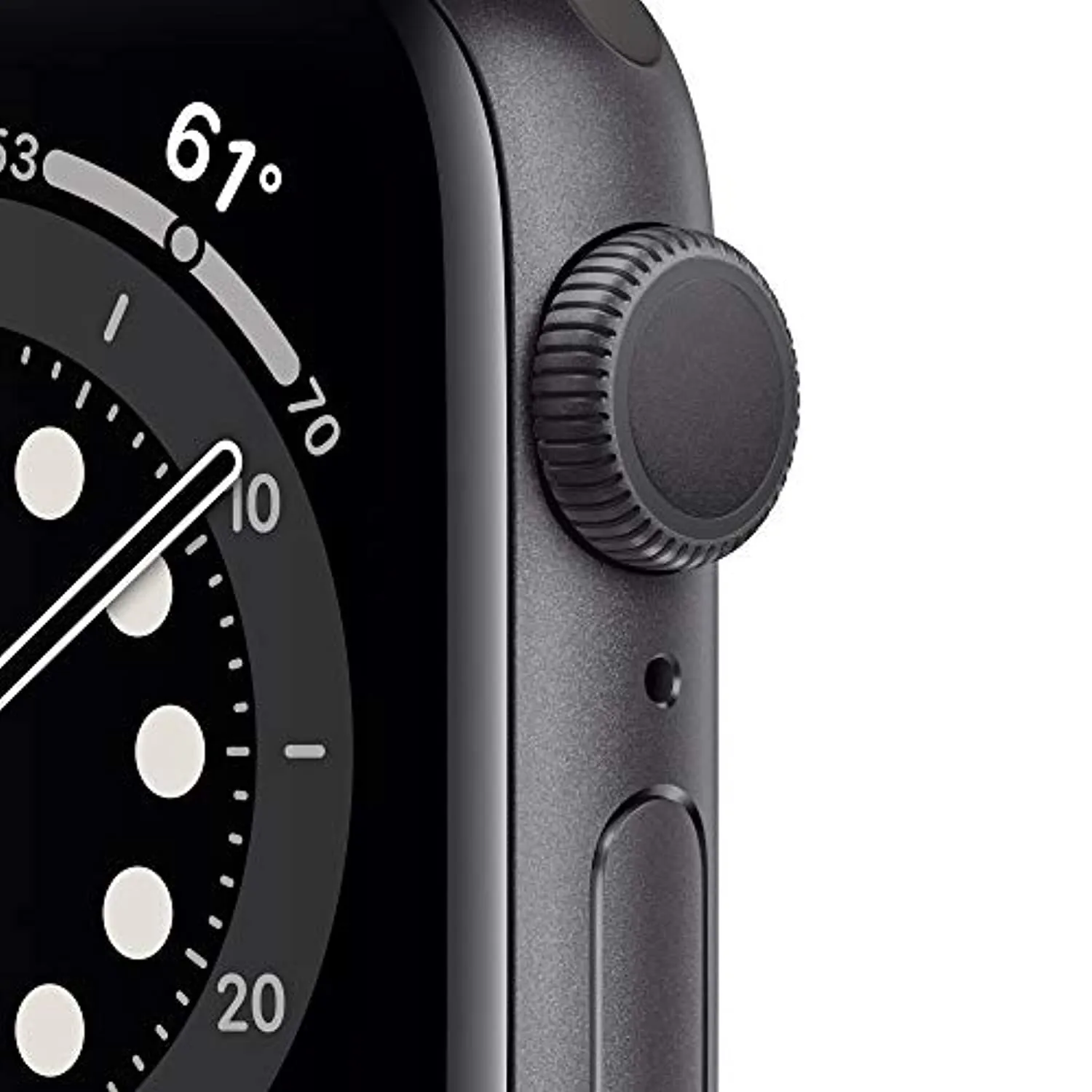 Apple Watch Series 6 (GPS, 40mm) - Space Gray Aluminum Case with Black Sport Band