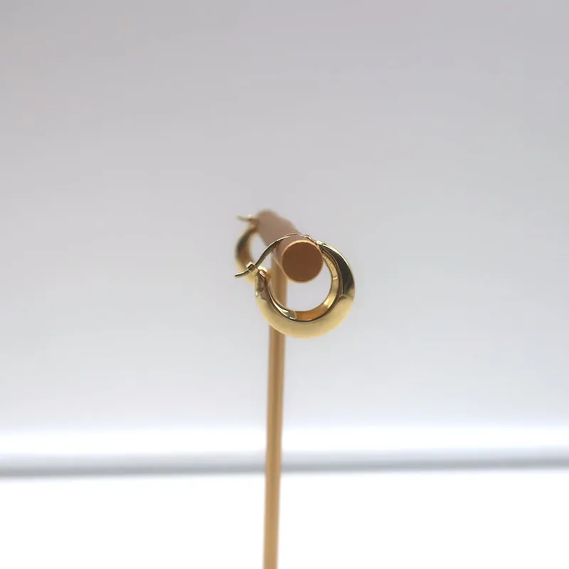 Ariel Gordon Jewelry Helium Knife Edge Hoops 14k Gold