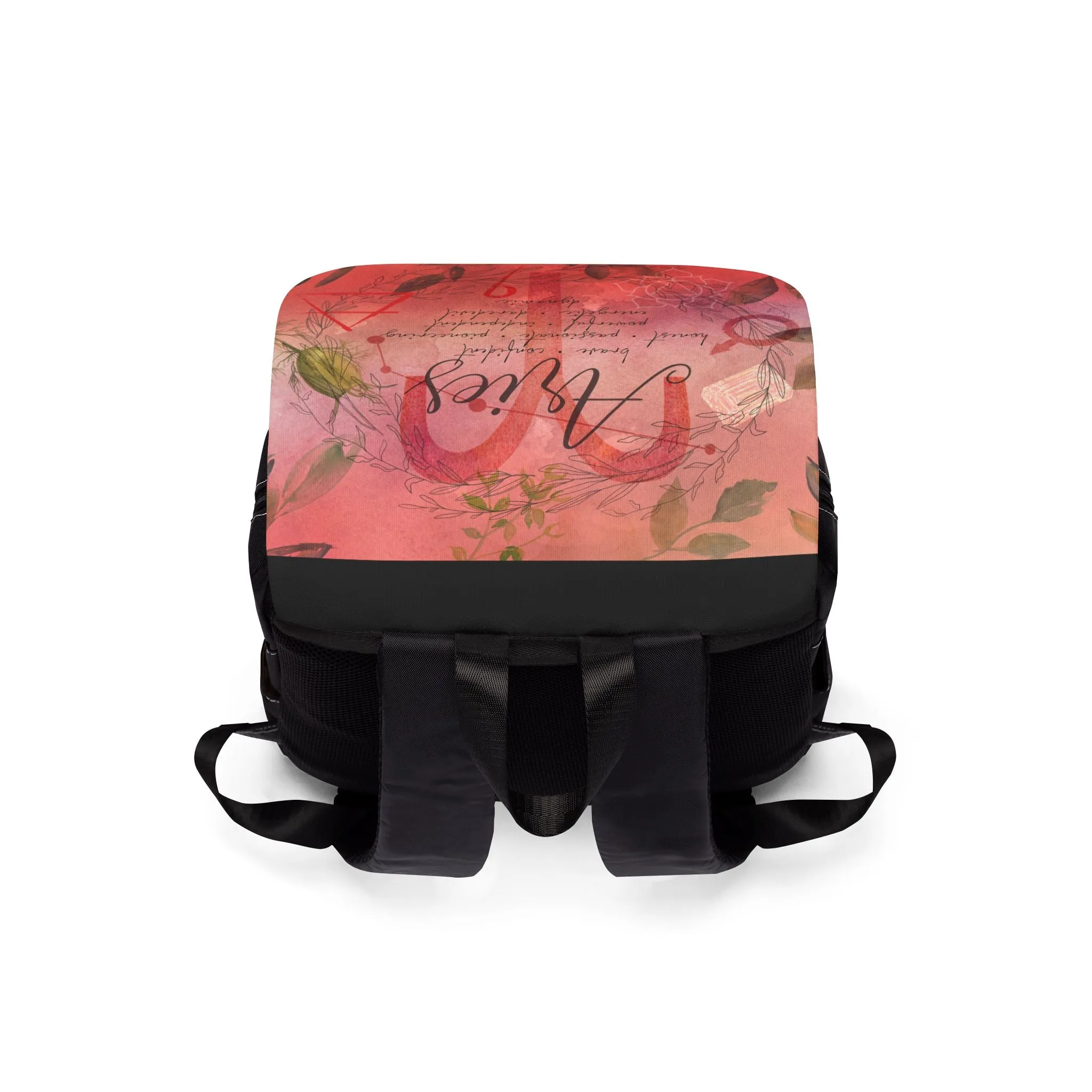 Aries Unisex Casual Shoulder Backpack