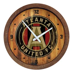 Atlanta United: Weathered "Faux" Barrel Top Clock