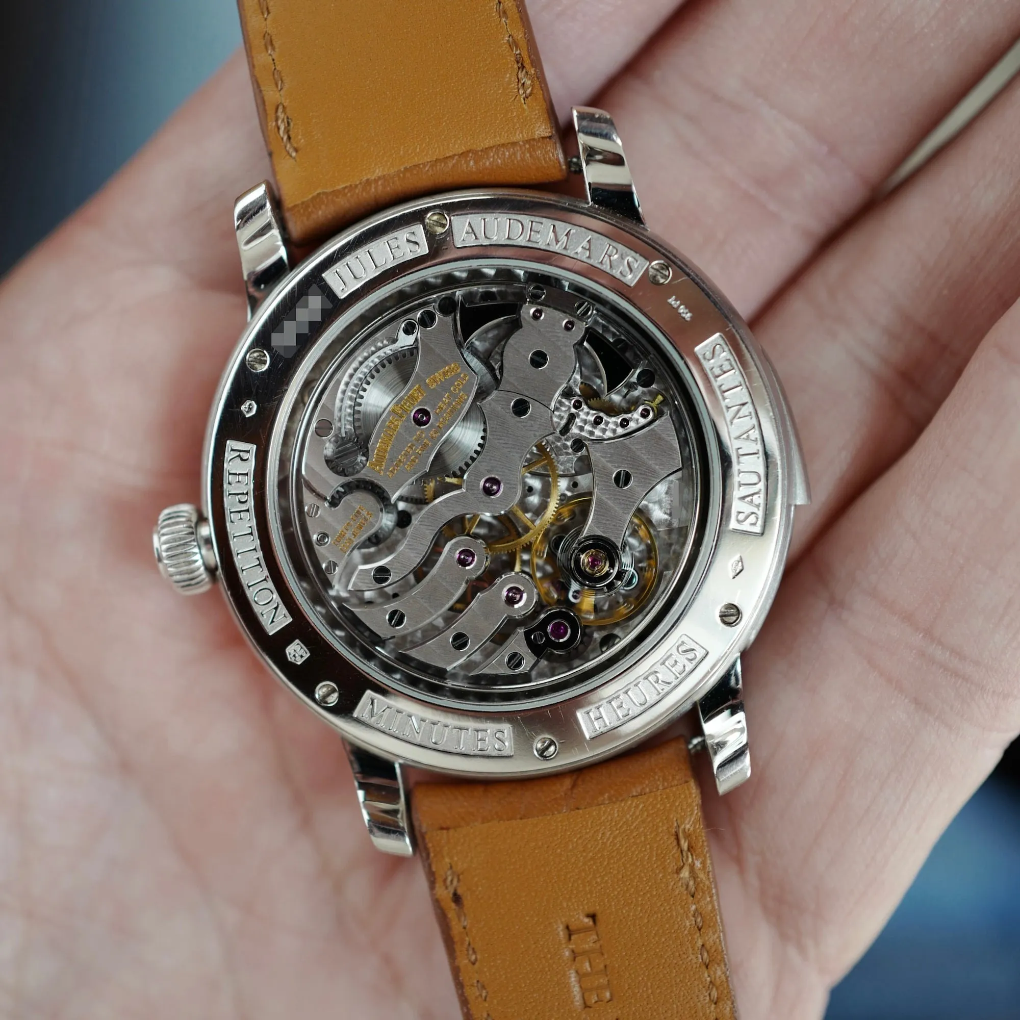 Audemars Piguet Platinum Jump Hour Minute Repeater Ref. 26151