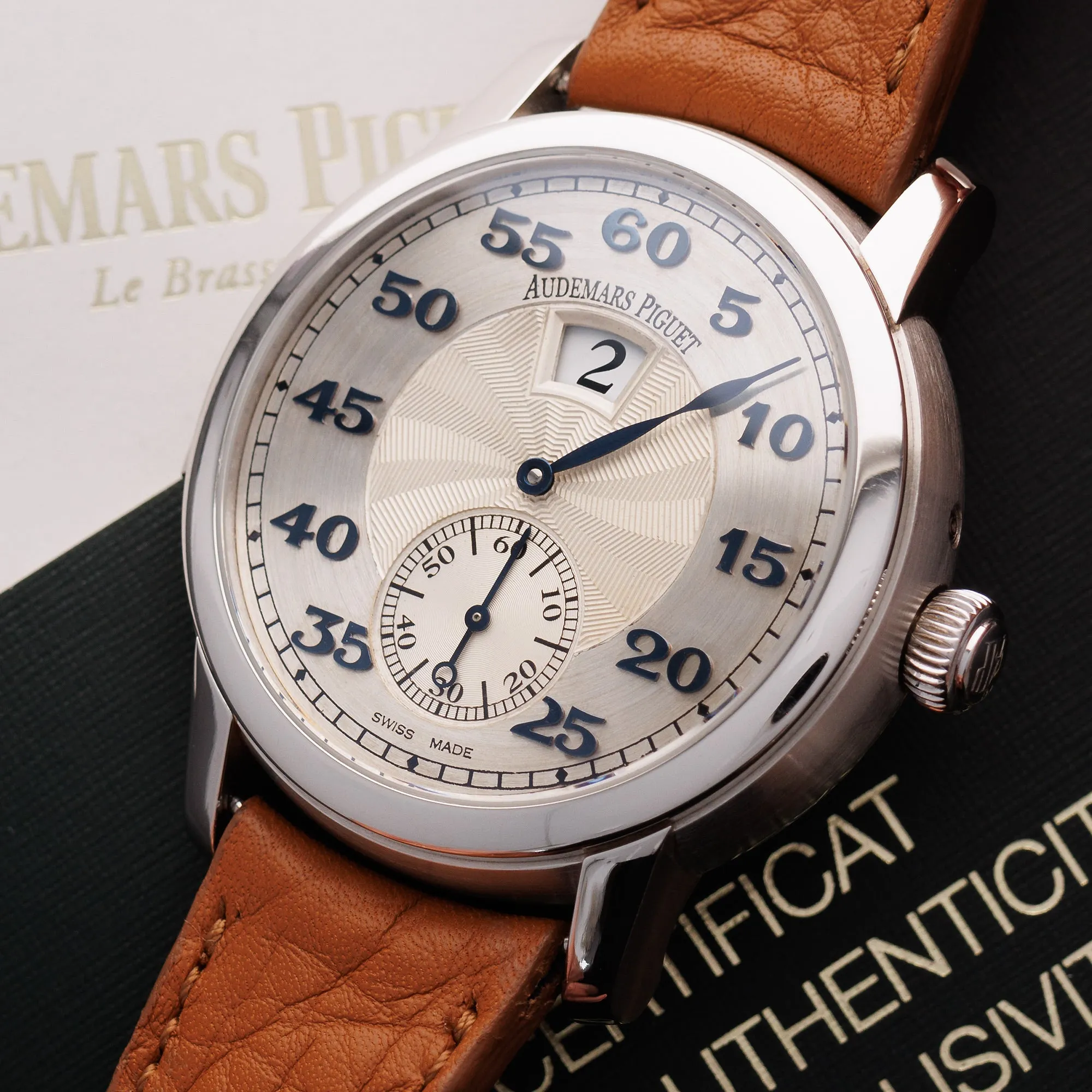 Audemars Piguet Platinum Jump Hour Minute Repeater Ref. 26151