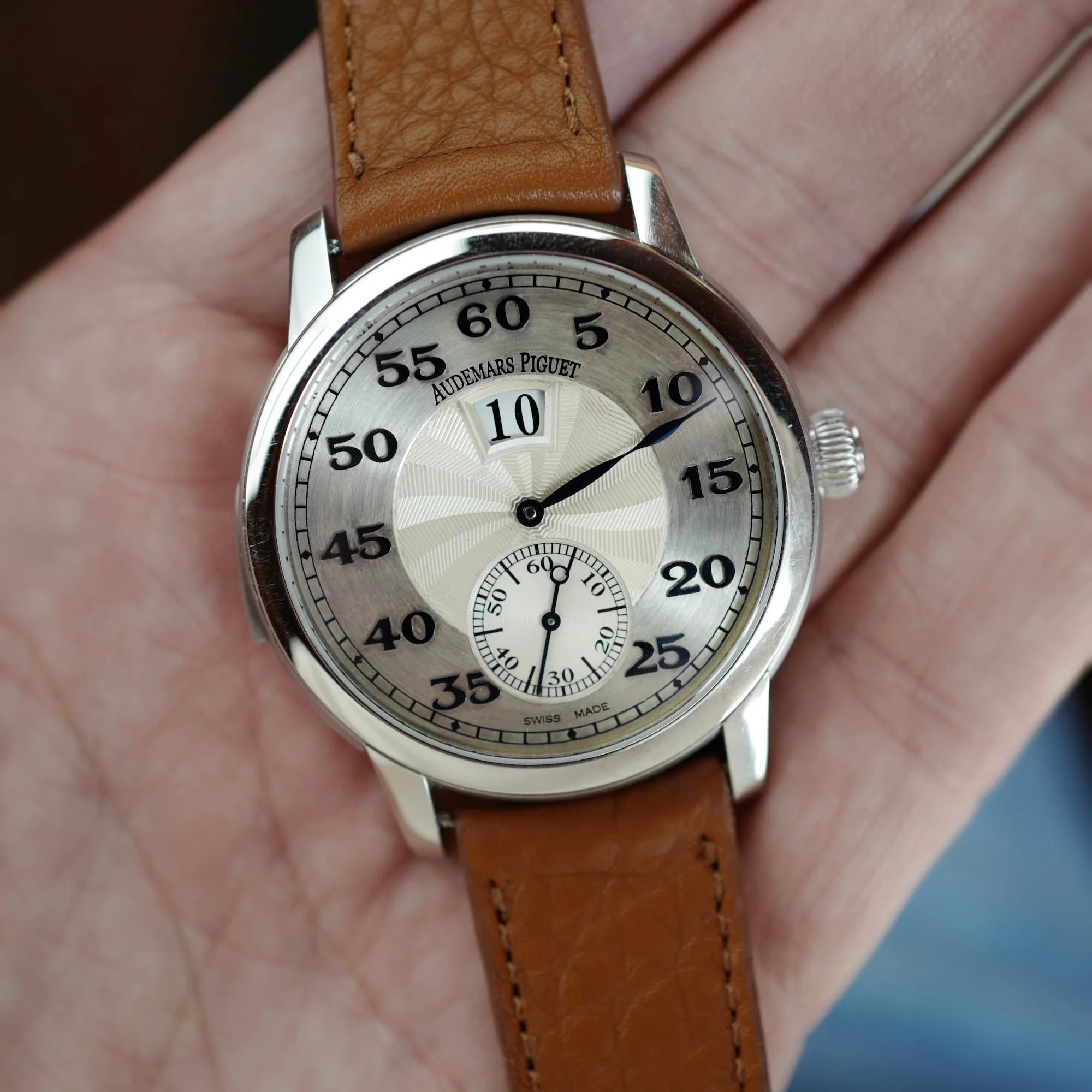 Audemars Piguet Platinum Jump Hour Minute Repeater Ref. 26151