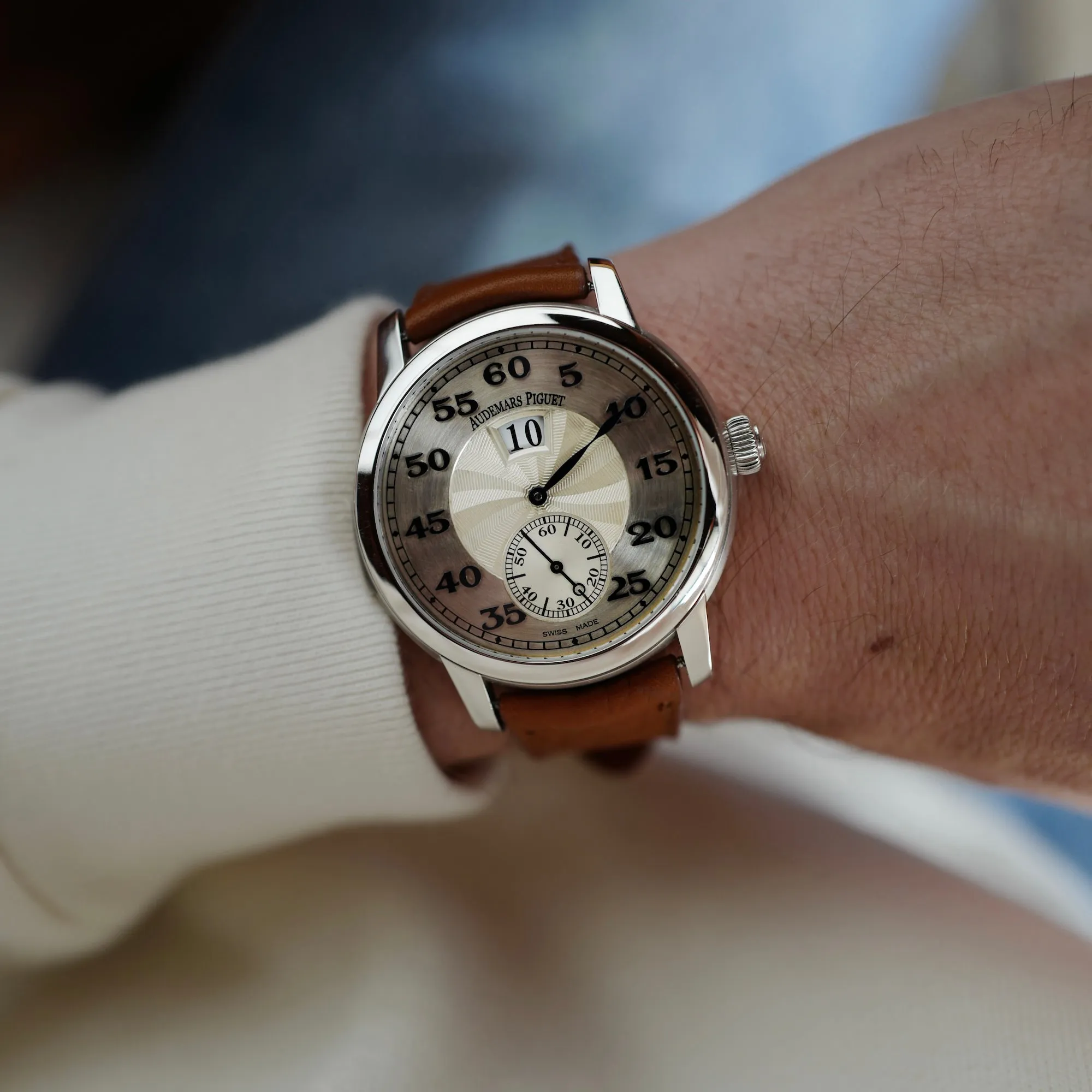Audemars Piguet Platinum Jump Hour Minute Repeater Ref. 26151