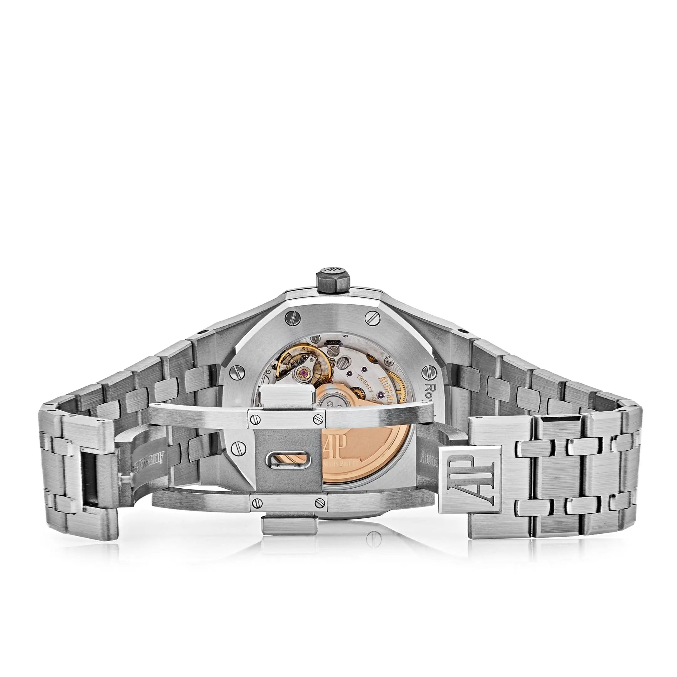 Audemars Piguet Royal Oak 77451ST.ZZ.1361ST.03 Selfwinding Stainless Steel Blue Dial Diamond Bezel
