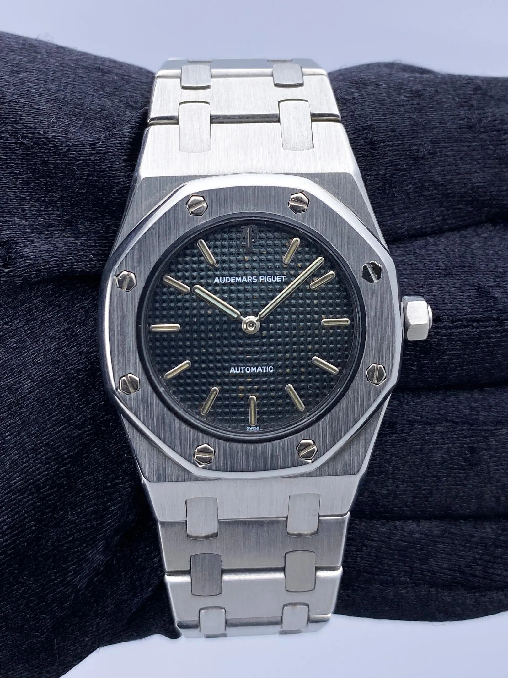 Audemars Piguet Royal Oak 8638ST Black Dial Steel Ladies Watch