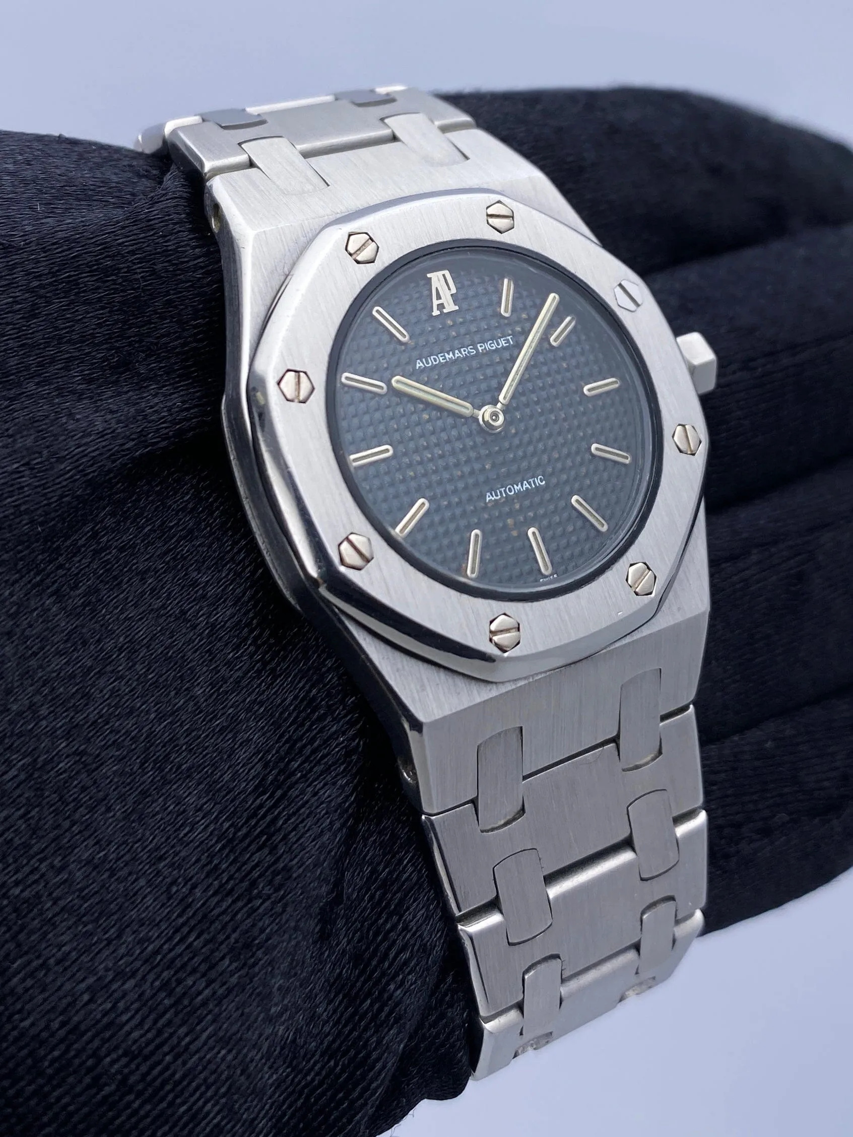 Audemars Piguet Royal Oak 8638ST Black Dial Steel Ladies Watch