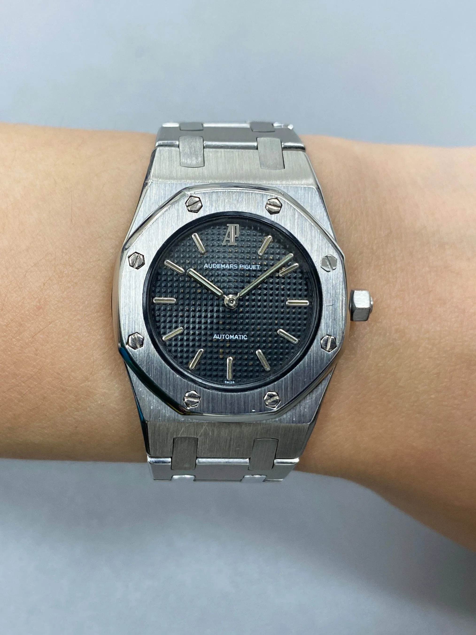 Audemars Piguet Royal Oak 8638ST Black Dial Steel Ladies Watch