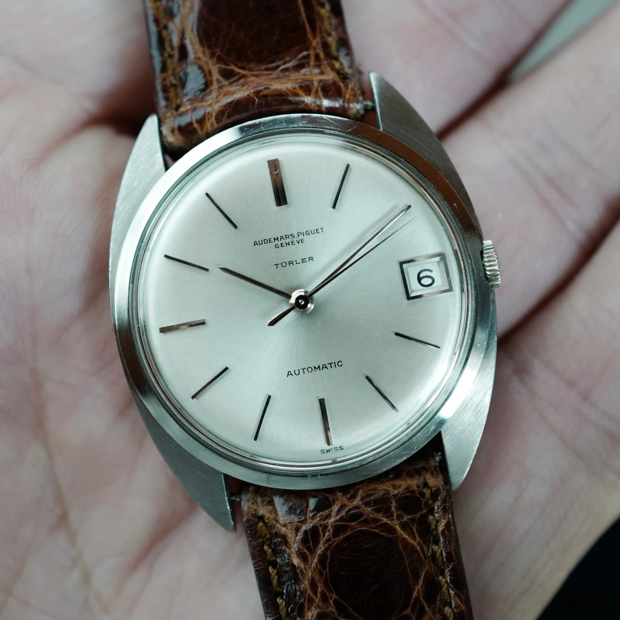 Audemars Piguet White Gold Automatic Watch Ref. 5205 Retailed by Turler