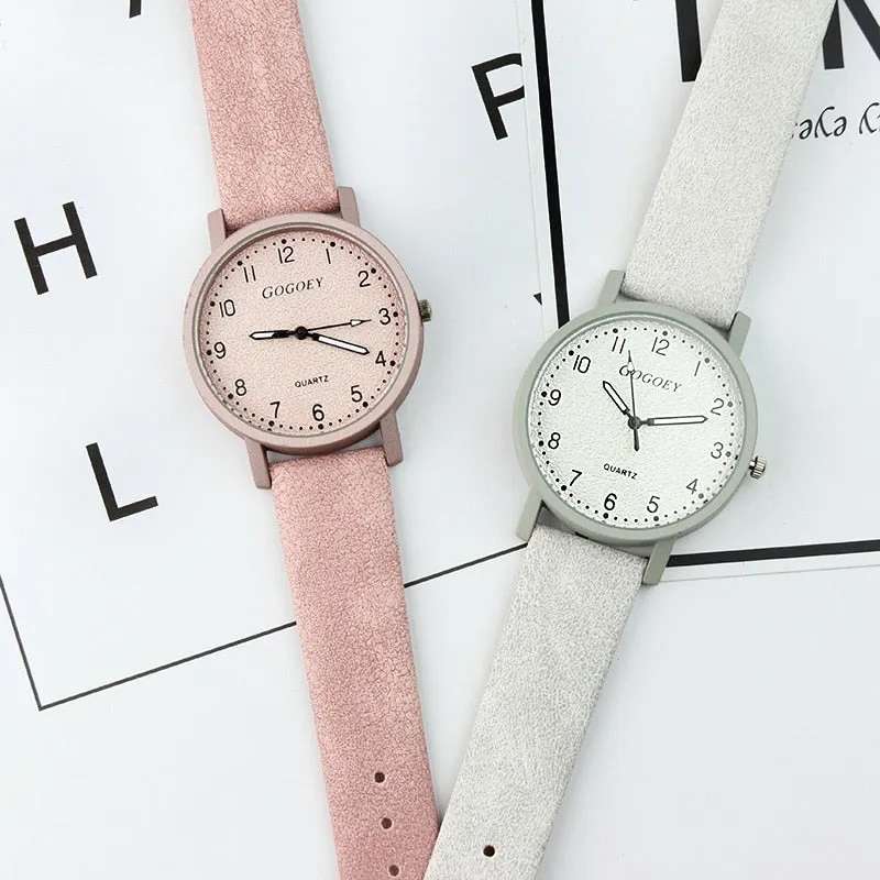 Audrey Knowles Luxury Leather Bracelet Women's Watches