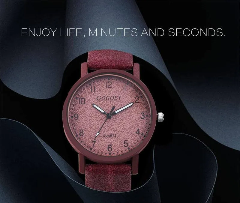Audrey Knowles Luxury Leather Bracelet Women's Watches