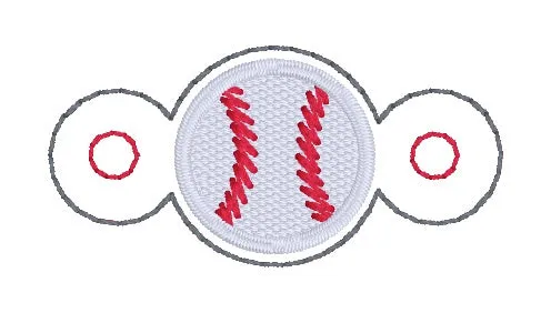 Baseball Shoe Charm machine embroidery design (3 versions included) DIGITAL DOWNLOAD