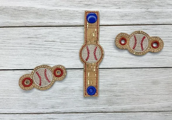 Baseball Shoe Charm machine embroidery design (3 versions included) DIGITAL DOWNLOAD