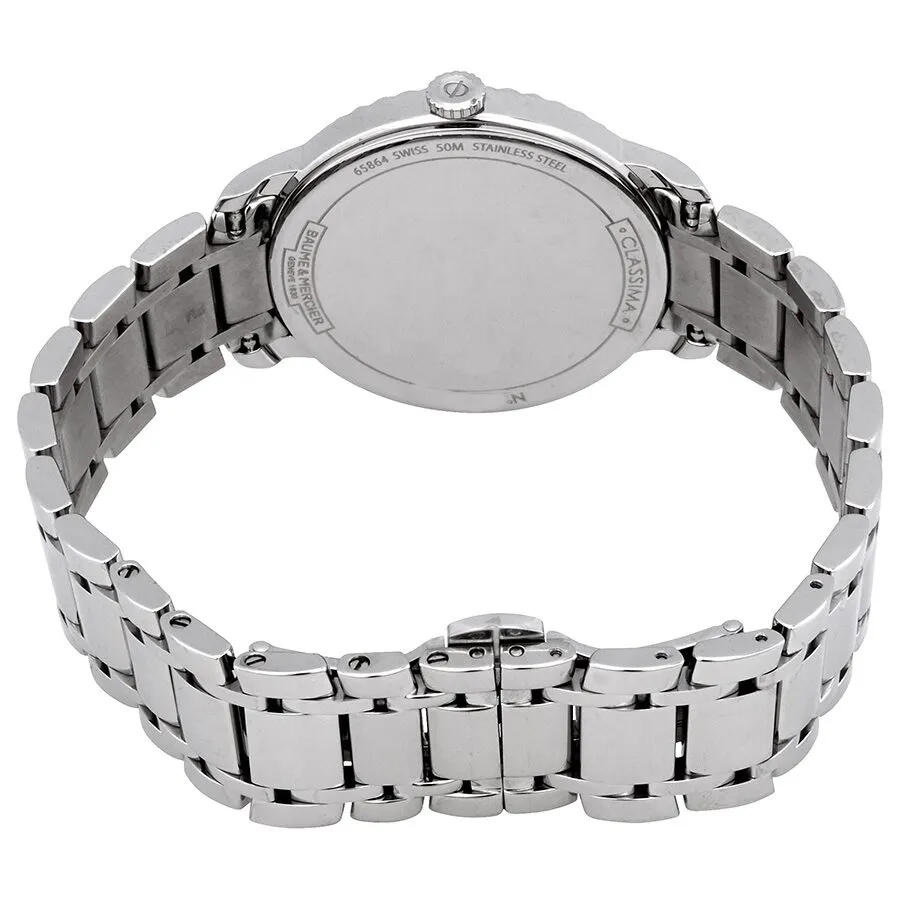 Baume et Mercier Classima Quartz White Mother of Pearl Dial Ladies Watch 10478