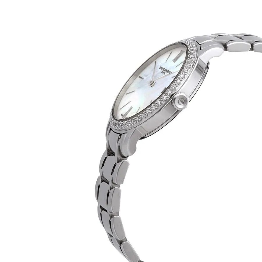 Baume et Mercier Classima Quartz White Mother of Pearl Dial Ladies Watch 10478
