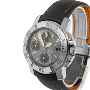 Baume Mercier Capeland Chronograph 38mm Stainless Steel Grey 65405