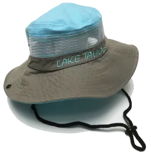 Beach Hat Souvenir Adult Ladies Mesh Canvas Bucket Hat, Lake Tahoe, Assorted