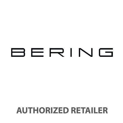 BERING Classic Polished Silver Case Silver Mesh Strap Unisex Watch 13436-001