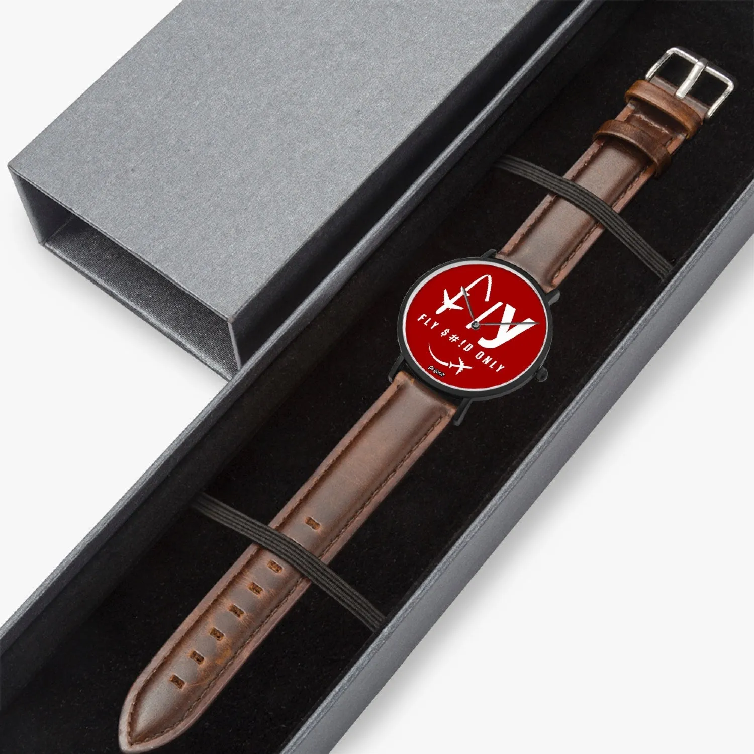 BIG Red FSO Premium Leather Watches (33mm-41mm)