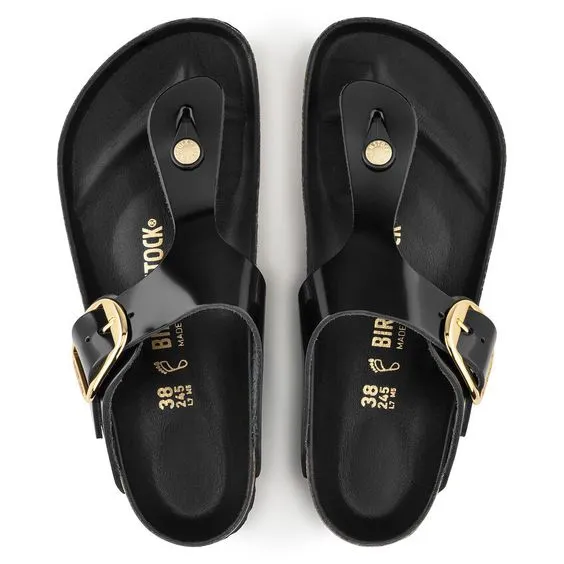 BIRKENSTOCK- GIZEH BIG BUCKLE HIGH SHINE SANDAL