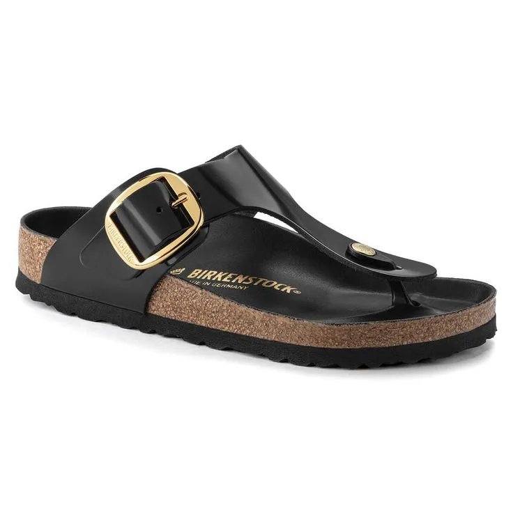 BIRKENSTOCK- GIZEH BIG BUCKLE HIGH SHINE SANDAL