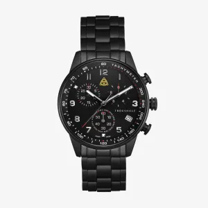 Black Aviator SS - Chronograph Watch Black Stainless Steel