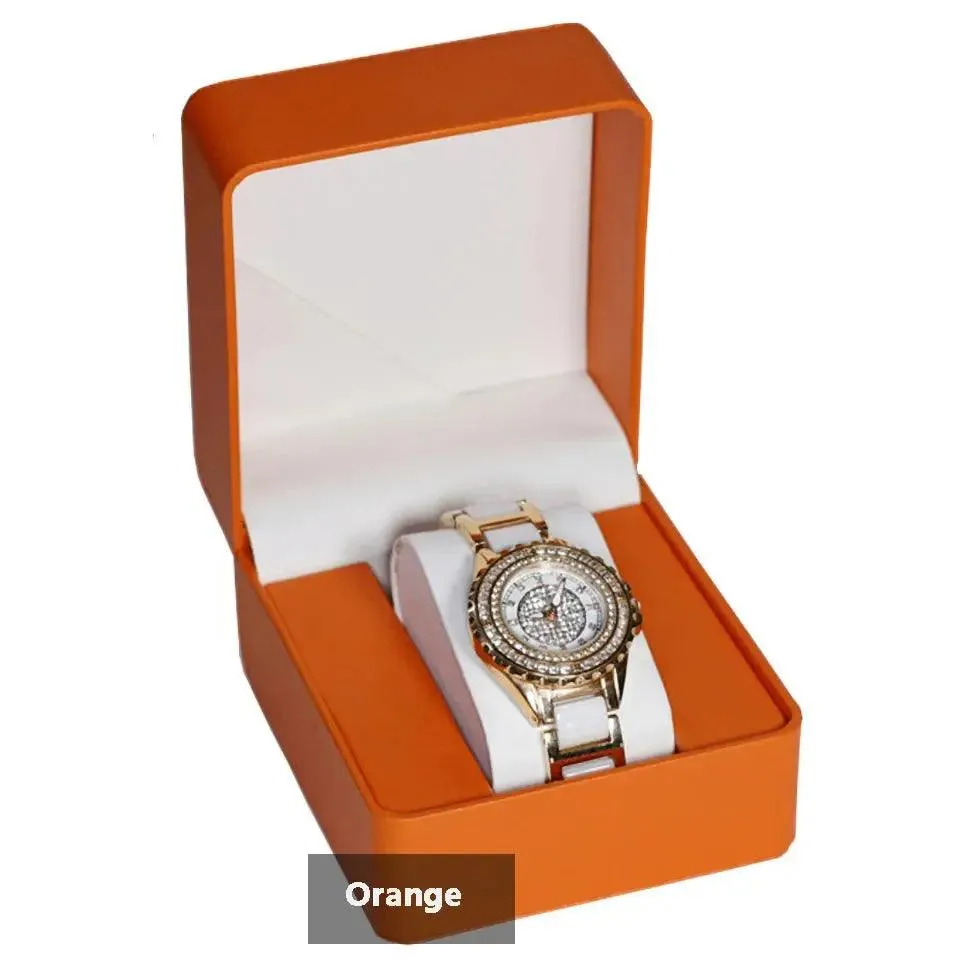 Black Single Watch Gift Box with Pillow PU Leather Wristwatch Display Case Organizer for Men