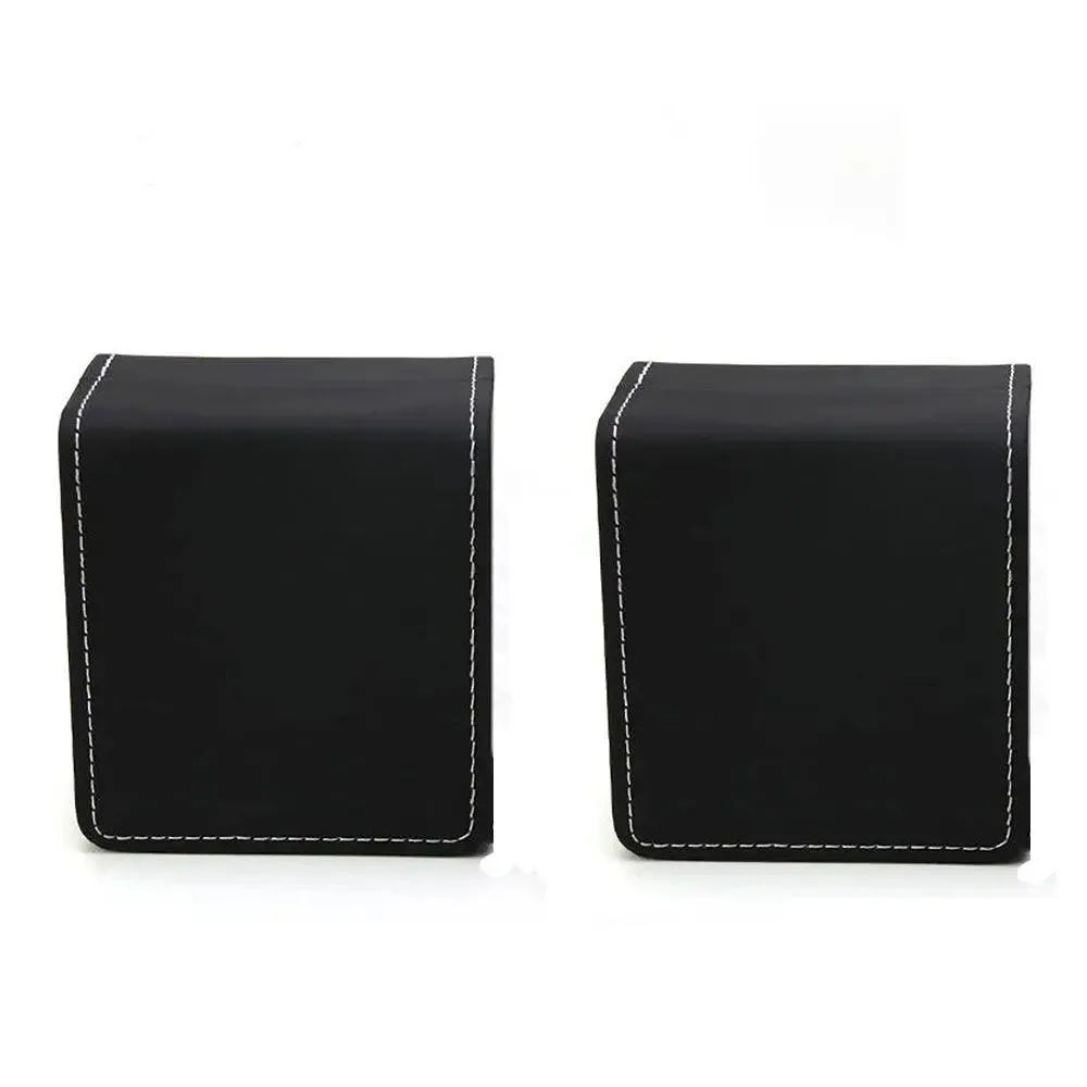 Black Single Watch Gift Box with Pillow PU Leather Wristwatch Display Case Organizer for Men
