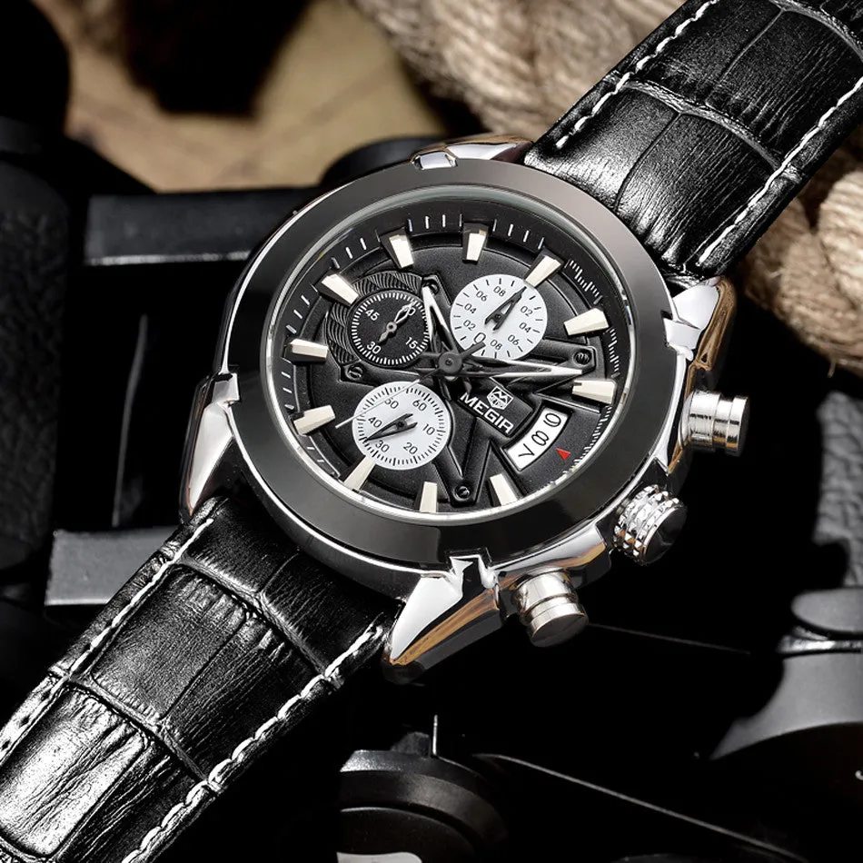Black Tie Chronograph Watch