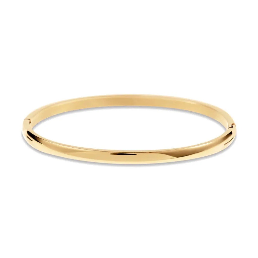Boho 14k Gold Plated Bangle - Golden Serenity