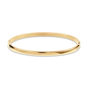 Boho 14k Gold Plated Bangle - Golden Serenity