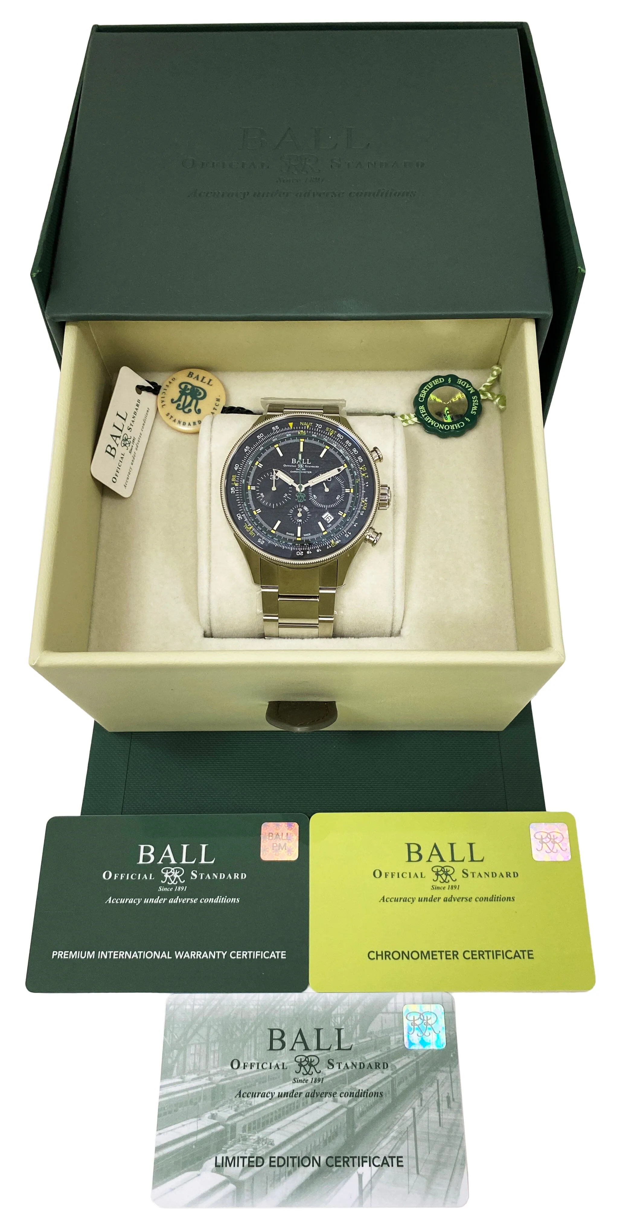 Brand New BALL Engineer Master II Normandy Mens Watch Box Papers