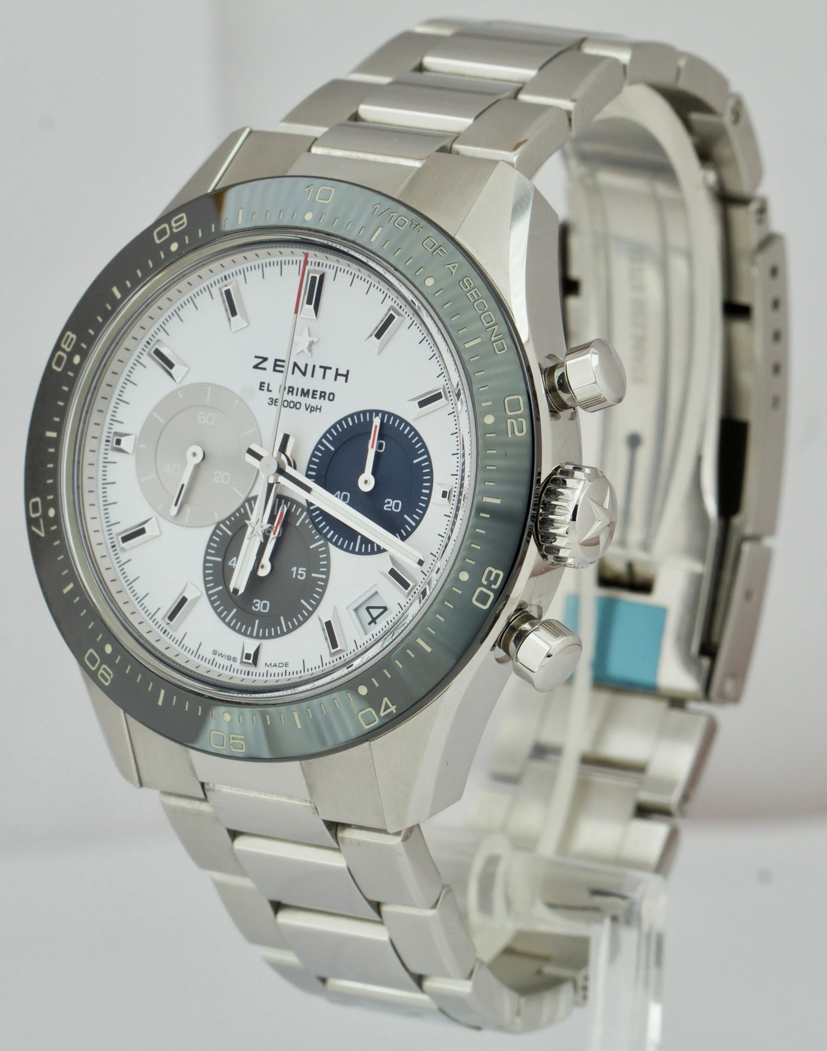 BRAND NEW Zenith Chronomaster Sport White Panda Watch 03.3100.3600/69.M3100 B P