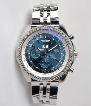 Breitling Bentley 6.75 Chronograph Blue A44362