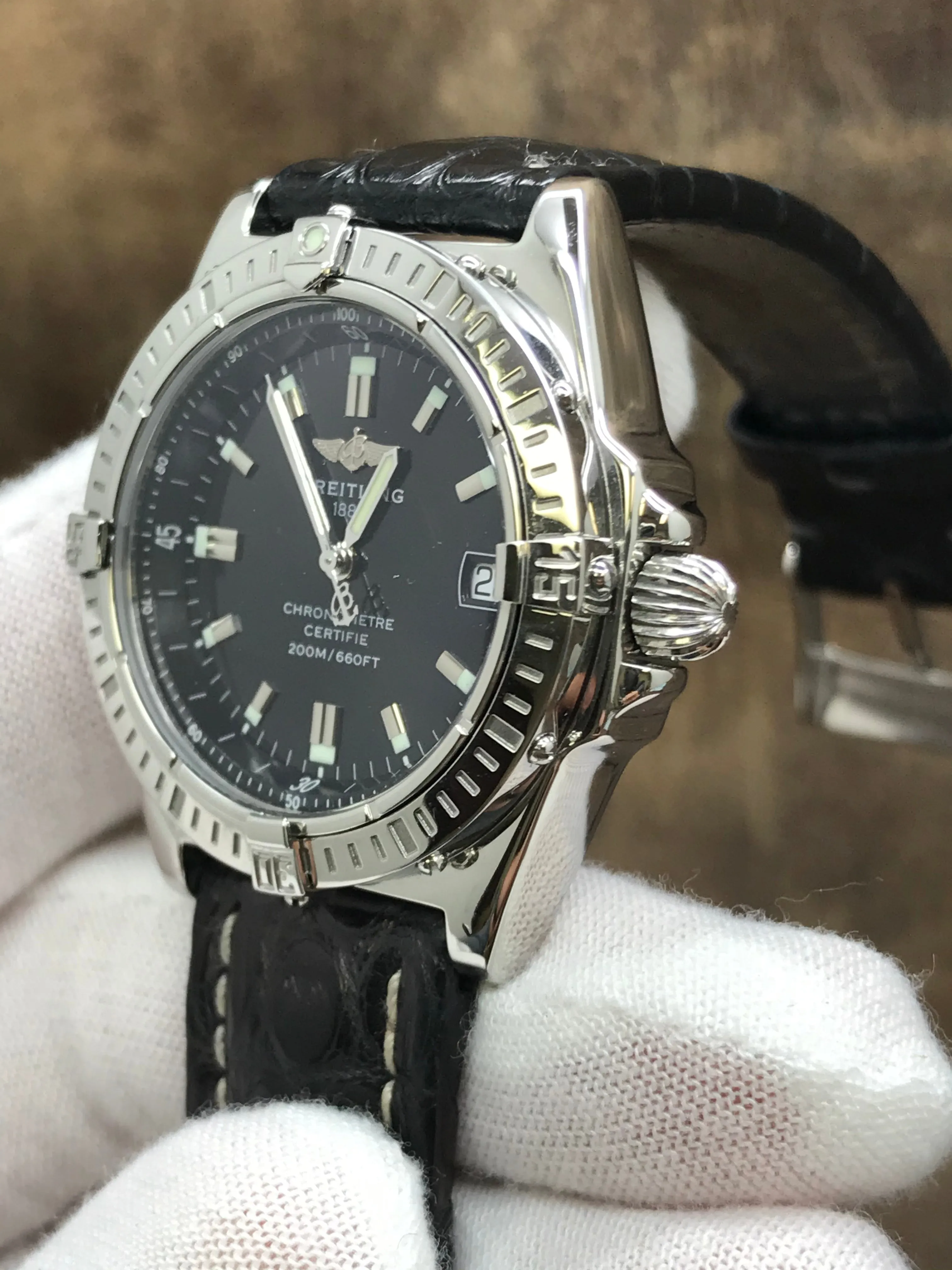 Breitling Callisto A77346 Black Dial Quartz Women's Watch
