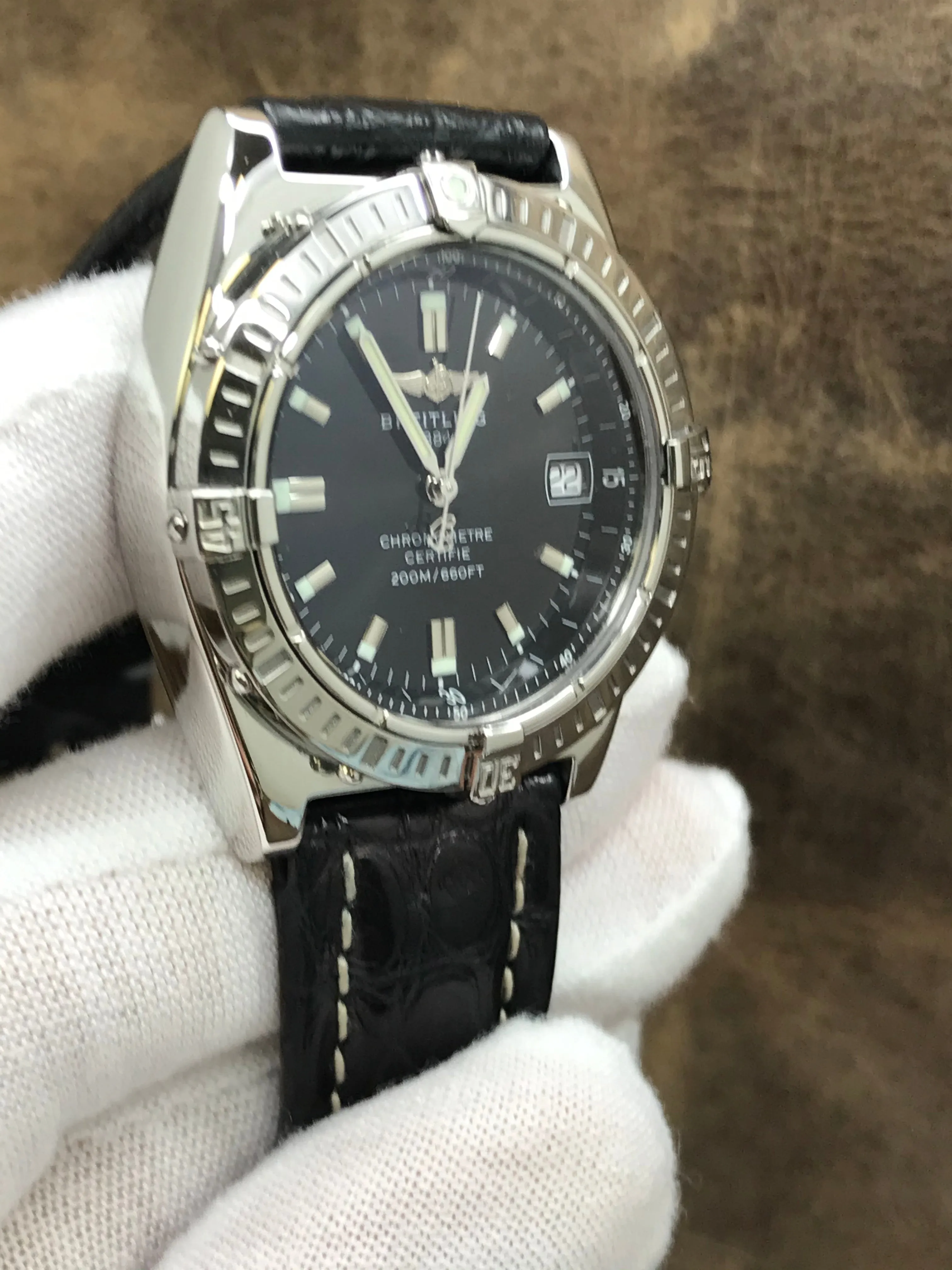 Breitling Callisto A77346 Black Dial Quartz Women's Watch
