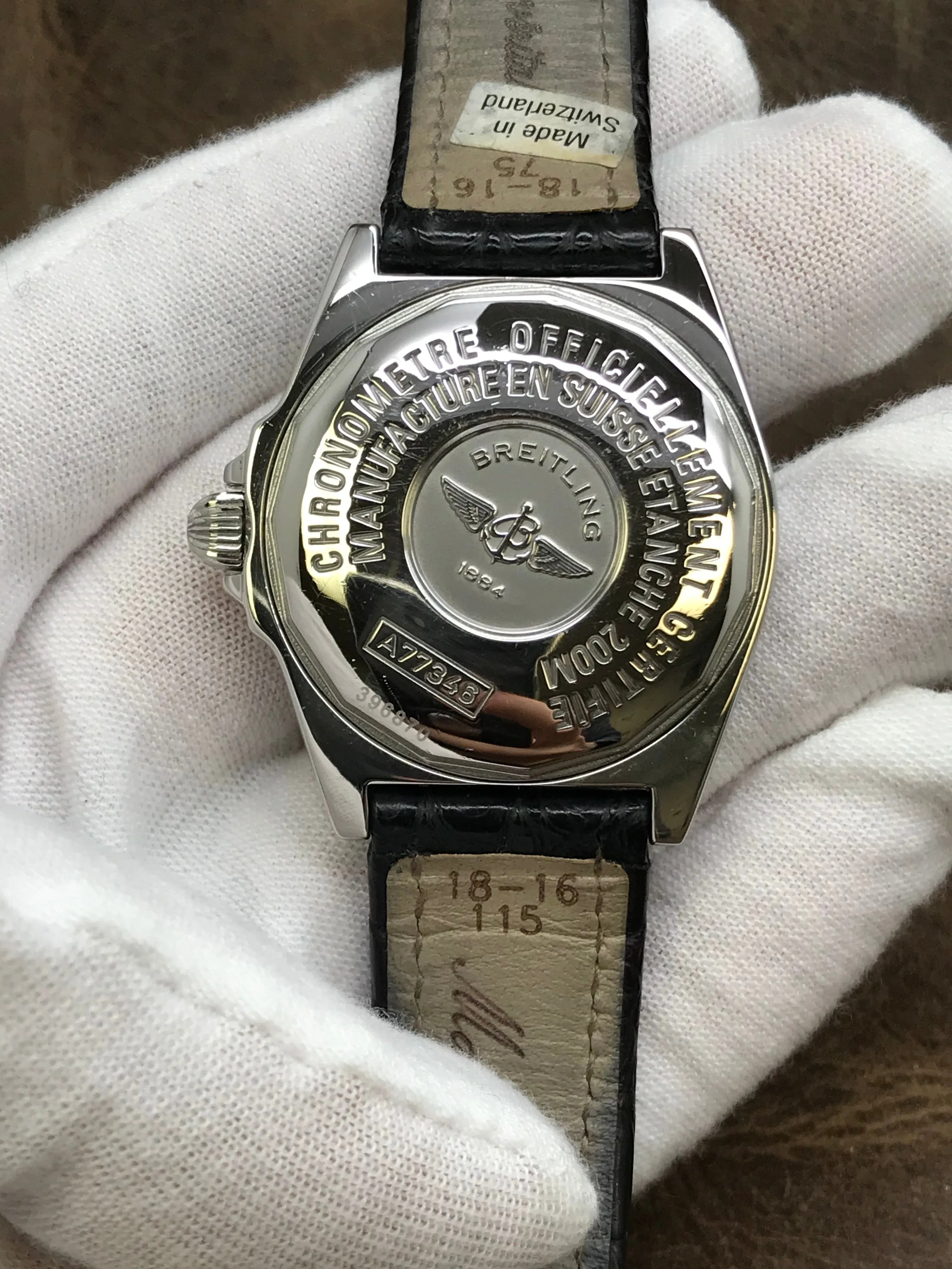 Breitling Callisto A77346 Black Dial Quartz Women's Watch