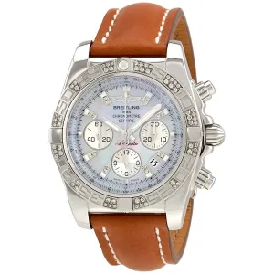 Breitling Chronomat 44 Mother of Pearl Diamond Automatic Men's Watch AB0110AA-G686BRLD AB0110AA-G686-438X-A20D.1