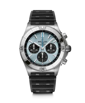 Breitling Chronomat B01 Chronograph 42 Watch with Ice Blue Dial