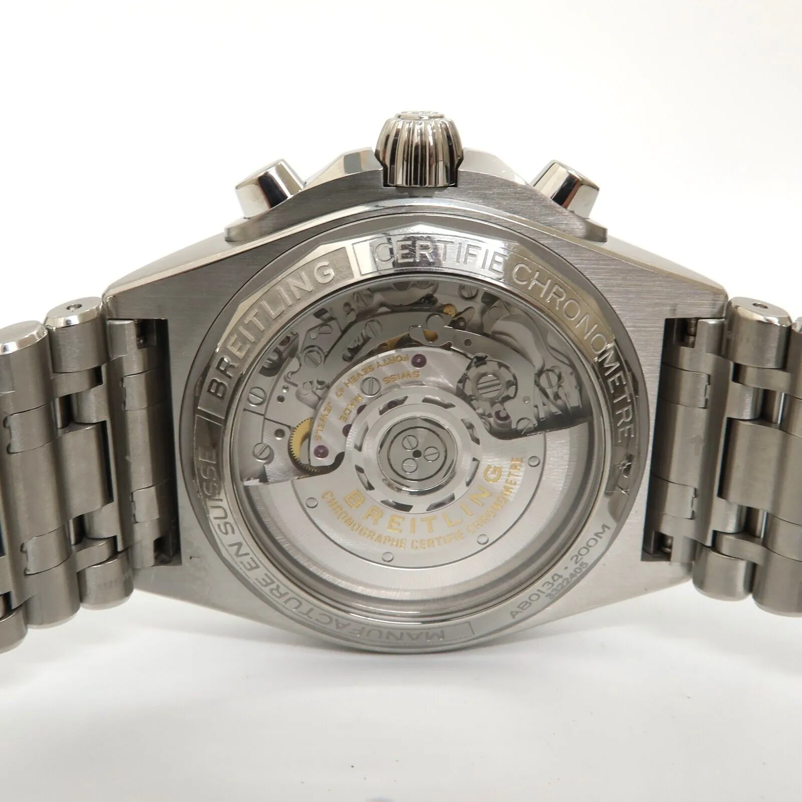 Breitling Chronomat B01 Chronograph 42MM Copper Dial Steel Automatic AB0134