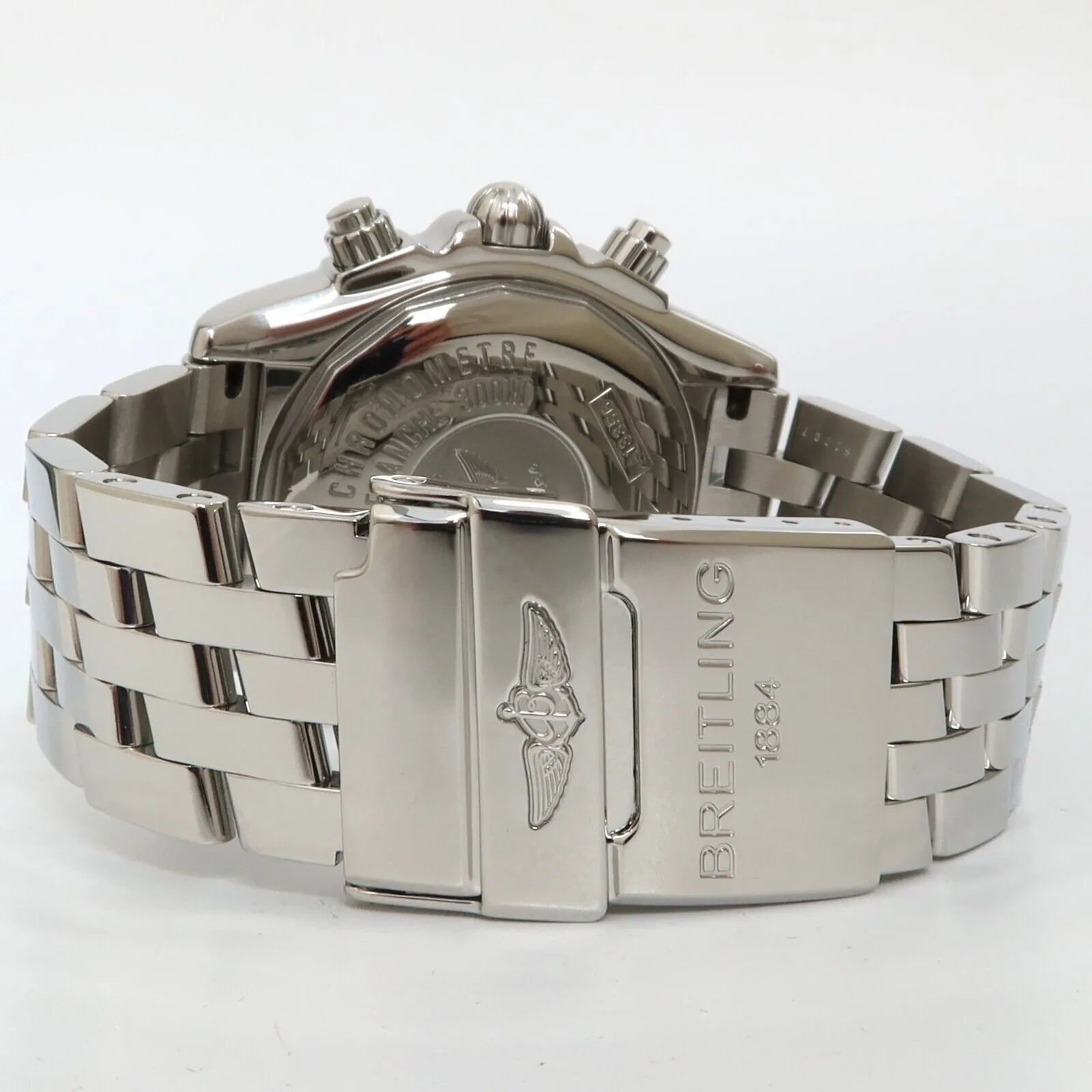 Breitling Chronomat Evolution Factory Mother of Pearl Dial Steel Chrono A13356