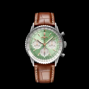 Breitling Navitimer B01 Chronograph Watch, 41mm Green Dial, AB0139211L1P1