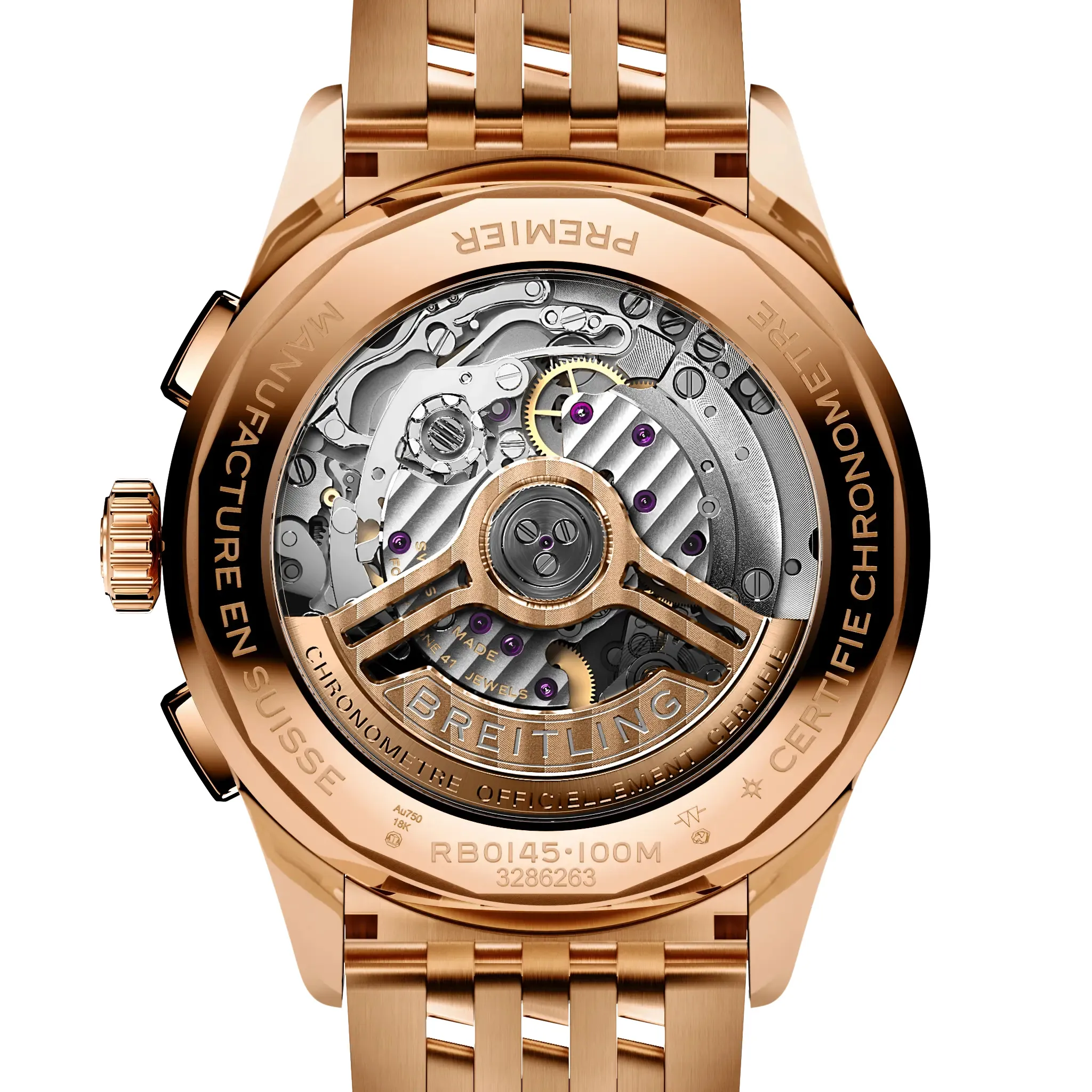 Breitling Premier B01 Chronograph 42 Watch with Cream Dial